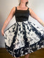 House of Harlow Black Satin Cropped Tank (Size M)