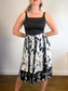 House of Harlow Black Satin Cropped Tank (Size M)