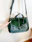 Tory Burch Medium 797 Satchel Purse in Forest Green