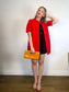 Everlane Chore Mini Dress / Coat in Red (Size M/L)