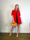 Everlane Chore Mini Dress / Coat in Red (Size M/L)