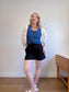 Vintage 1950s Lou Larry Lace Puff Sleeve Blouse (Size S/M)