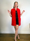 Everlane Chore Mini Dress / Coat in Red (Size M/L)