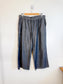 Eileen Fisher Cropped Wide Leg Pants in Grey (Size M)