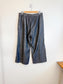 Eileen Fisher Cropped Wide Leg Pants in Grey (Size M)