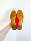 Everlane "The Leather Day Heel in Vibrant Red Suede" (Size 8)