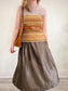 Pillar Slow Fashion Silk Midi Skirt (Size M/L)