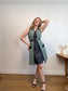 Vintage Geometric Knit Long Vest (Size S/M)