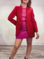 J.Crew "Princess Mini Skirt in double-serge wool in Hot Pink" (Size 10)