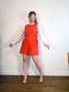 Allison Wonderland Slow Fashion "Chillin' Romper in Rust" (Size 10)