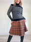 LA LIGNE Designer "Solid Lean Lines Turtleneck in Black/White Stripe" (Size S)