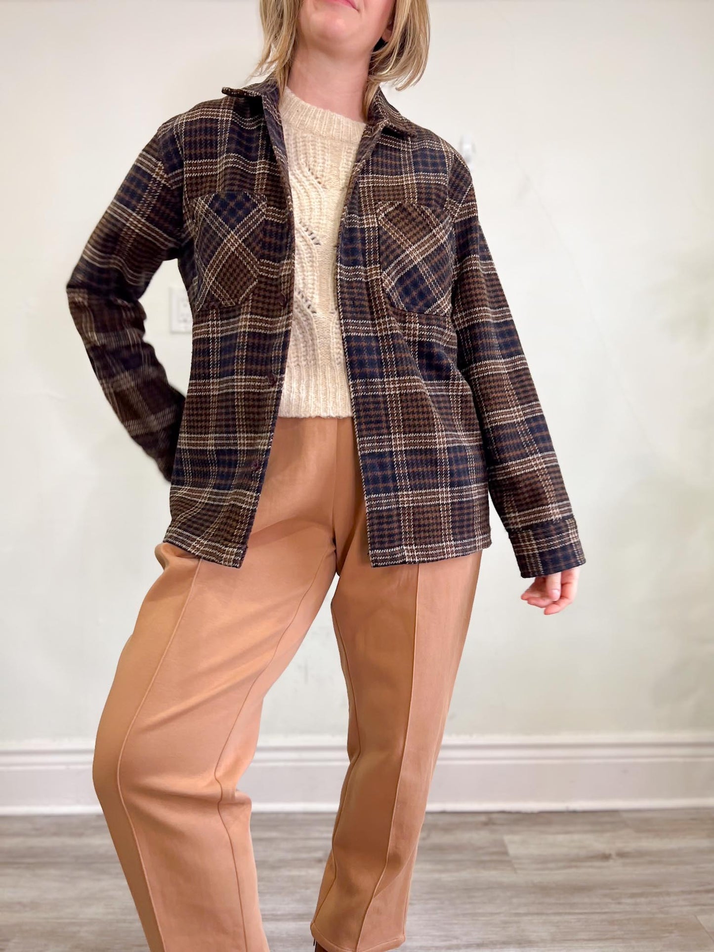 Common People "Adam Plaid Overshirt" (Size M/L)