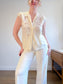 Vintage 70s Silk Lace Blouse (Size M/L)