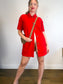 Everlane Chore Mini Dress / Coat in Red (Size M/L)