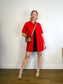 Everlane Chore Mini Dress / Coat in Red (Size M/L)