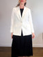 Judith & Charles "Roccoco Linen Blend Blazer in White" NWT (Size 12)