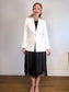 Judith & Charles "Roccoco Linen Blend Blazer in White" NWT (Size 12)