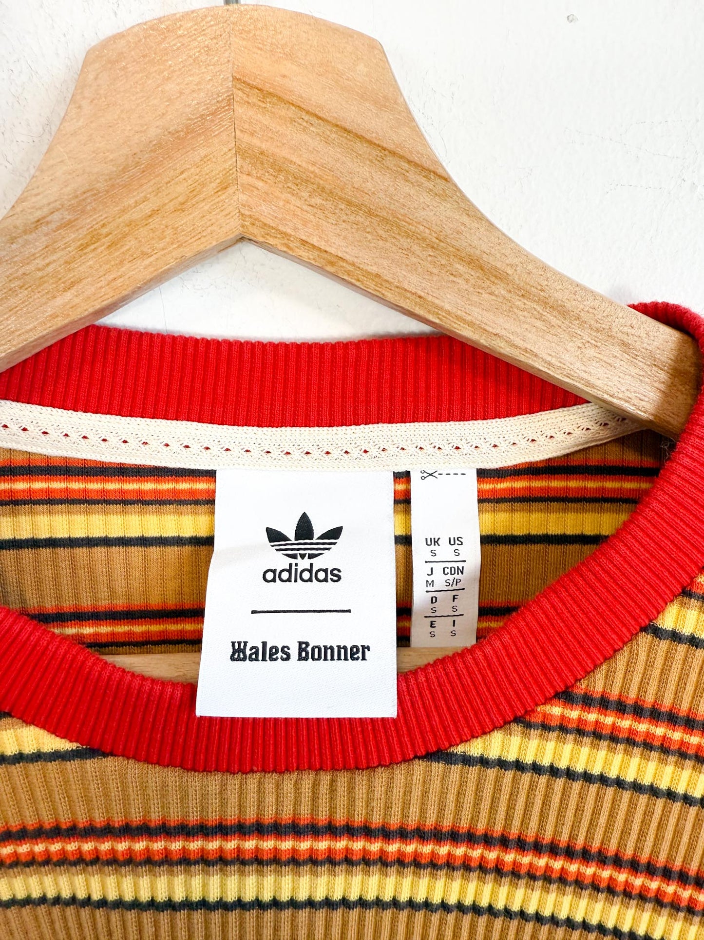 Adidas x Wales Bonner *RARE*Ribbed Striped Long Sleeve T-Shirt (Size S/M)