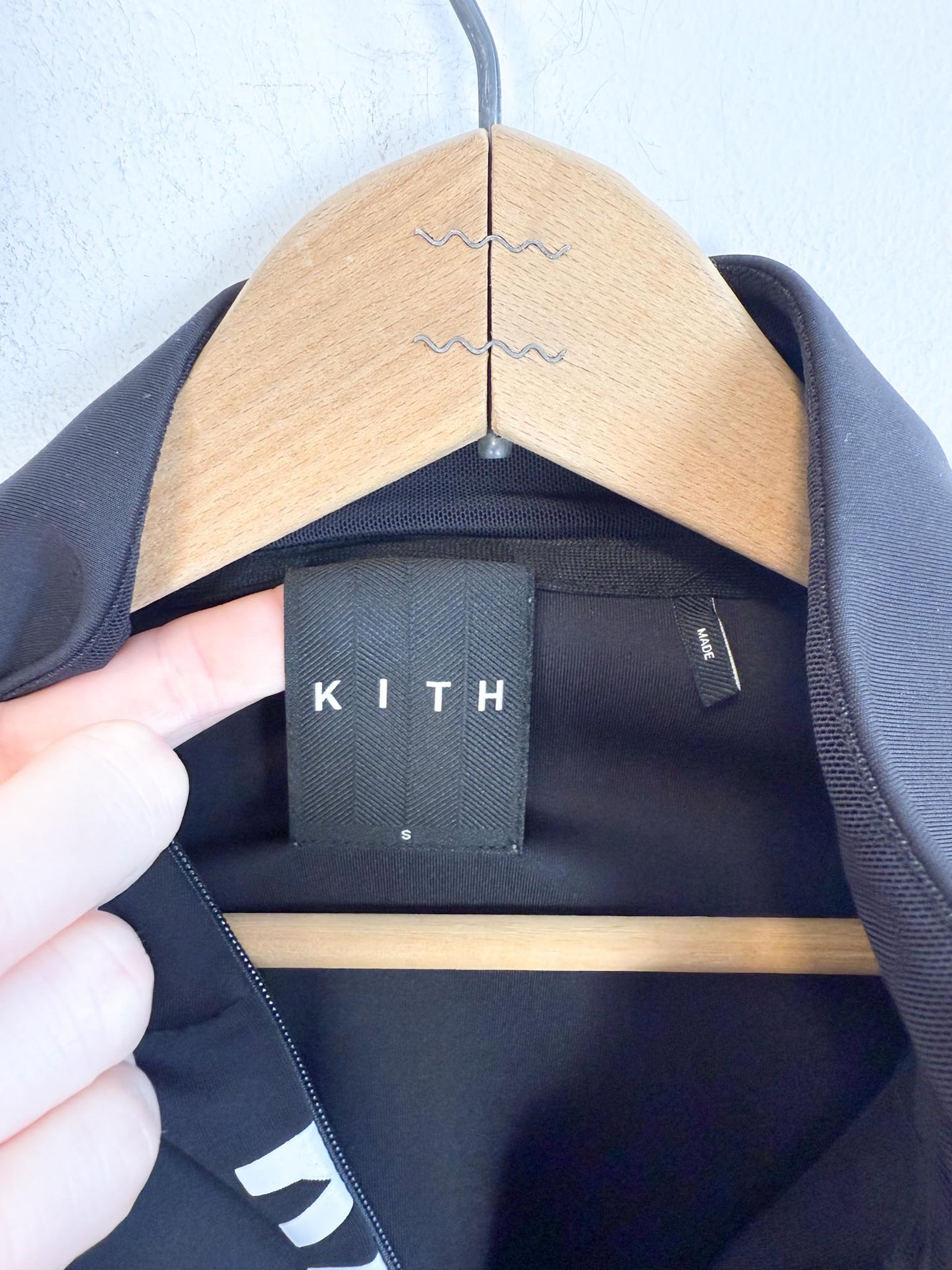KITH Cora Zip Up Bodysuit in Black (Size S)