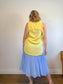 3.1 Phillip Lim Designer Silk Sleeveless Blouse in Butter Yellow (Size 10)