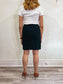 Ross Mayer Wool Mini Skirt in Black (Size 4)