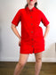 Everlane Chore Mini Dress / Coat in Red (Size M/L)