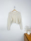 Wilfred Free "Fortune Crop Sweater in Cream" (Size M)