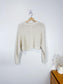 Wilfred Free "Fortune Crop Sweater in Cream" (Size M)