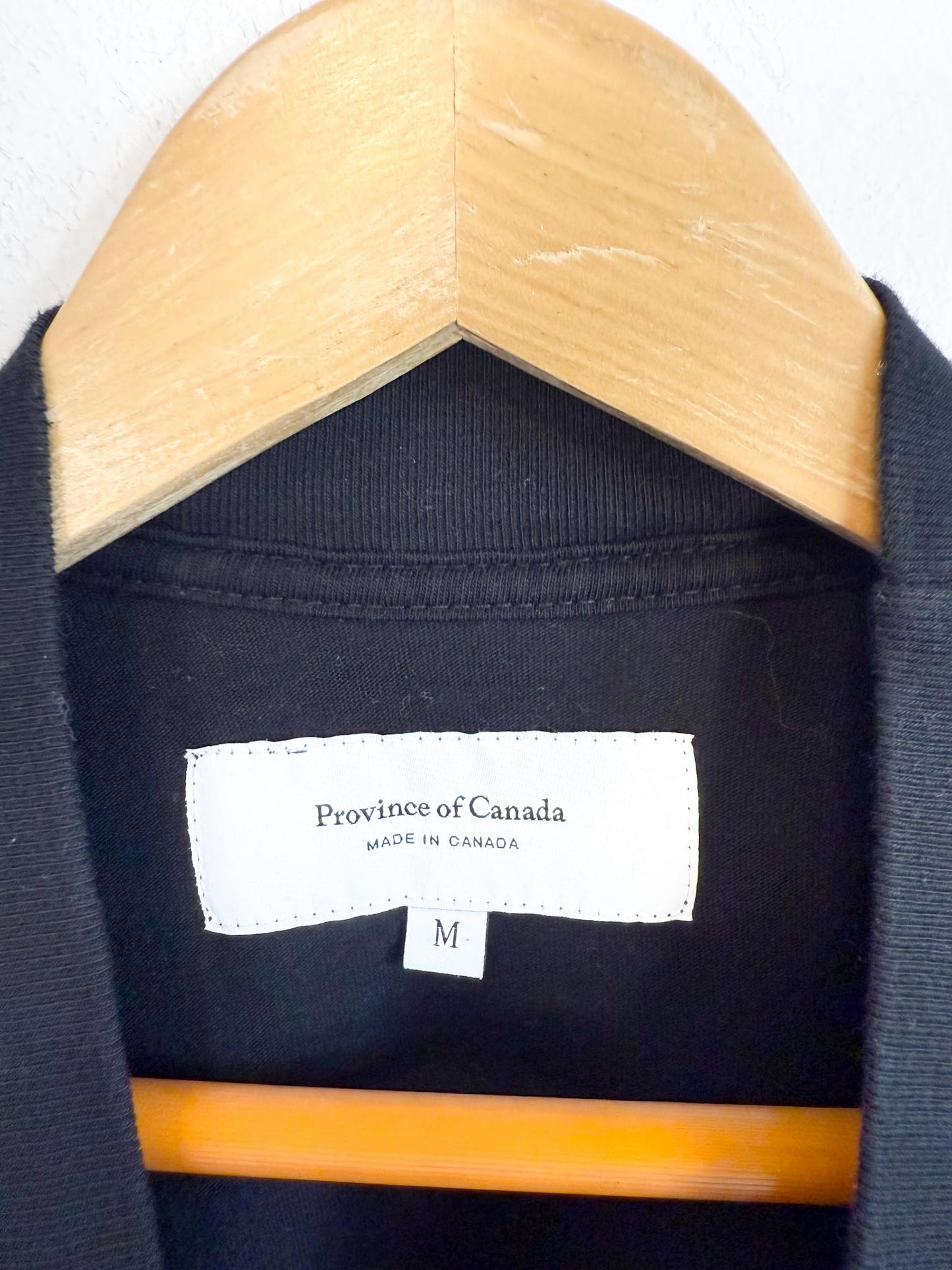 Province of Canada Long Sleeve Shirt Dress in Black (Size M)