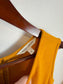 Eve Gravel Sustainable Linen Sleeveless Top in Mustard (Size S/M)