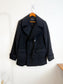 Quince Italian Wool Peacoat in Black (Size M/L)