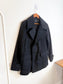 Quince Italian Wool Peacoat in Black (Size M/L)