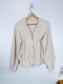 COS Ribbed Cardigan in Cream (Size L)
