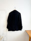 Quince Italian Wool Peacoat in Black (Size M/L)