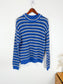 Rebecca Minkoff "Katerine Waved Stripe Knit Sweater" (Size M/L)