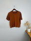 OUTERKNOWN Sustainable "Saltwater Slub Tee in Rust" (Size L)