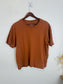 OUTERKNOWN Sustainable "Saltwater Slub Tee in Rust" (Size L)