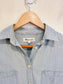 Madewell Chambray Short Sleeve Blouse SOLD AS IS (Size XS/S)