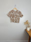 Vintage Cropped Floral Top (Size S)