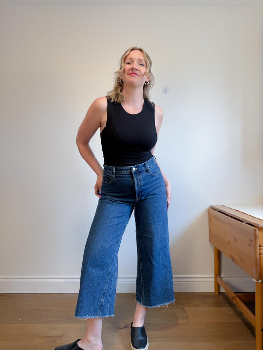 Everlane "The Way Wide Crop Jeans" (Size 31)