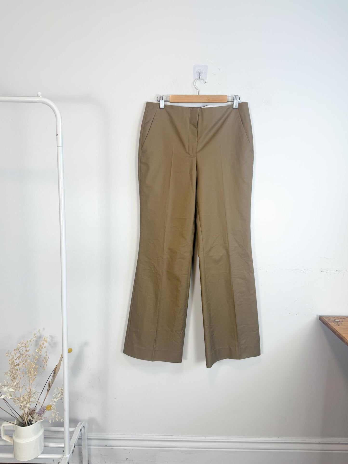 THE ROW Designer "Vasco Cotton Trousers" (Size 8)