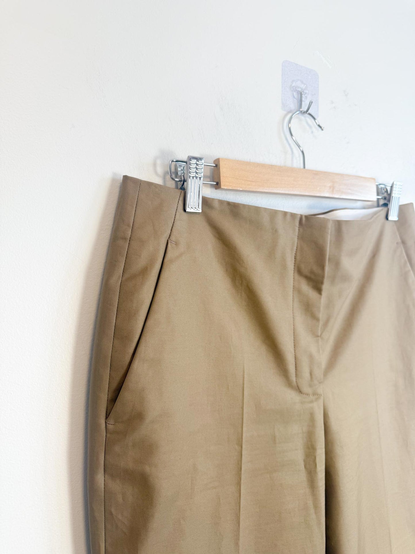 THE ROW Designer "Vasco Cotton Trousers" (Size 8)