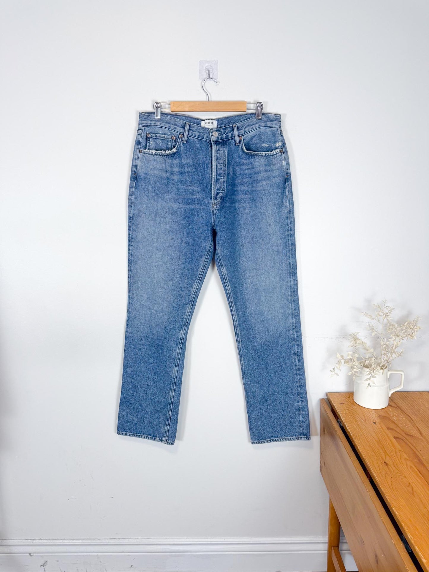 AGOLDE "Lana Straight Jeans" (Size 31)