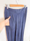 Kit & Ace Silk Cropped Pants in Navy (Size 8)