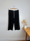Gap "Mid Rise Double Waist Pants in Black/White" (Size L)