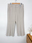 DOROTHEE SCHUMACHER Designer Wool Trousers in Cream (Size L)