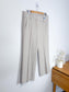 DOROTHEE SCHUMACHER Designer Wool Trousers in Cream (Size L)