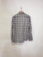 Adsum Sustainable "Classic Plaid Workshort in Navy/Cream" (Size L)