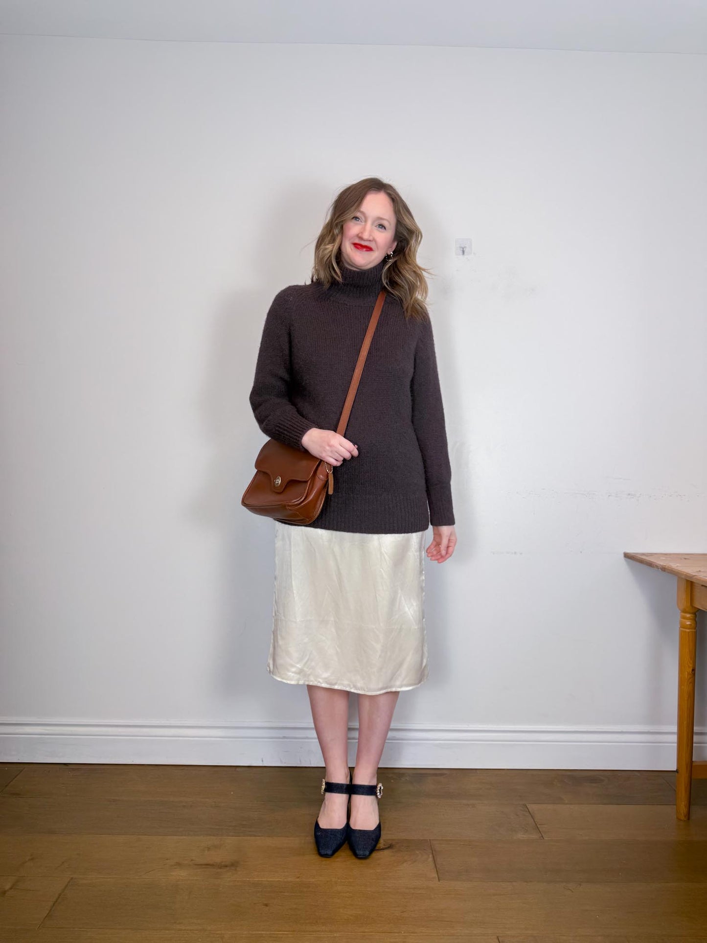 ALLSAINTS "Etta Silk Blend Dress in Off-White" NWT (Size M)