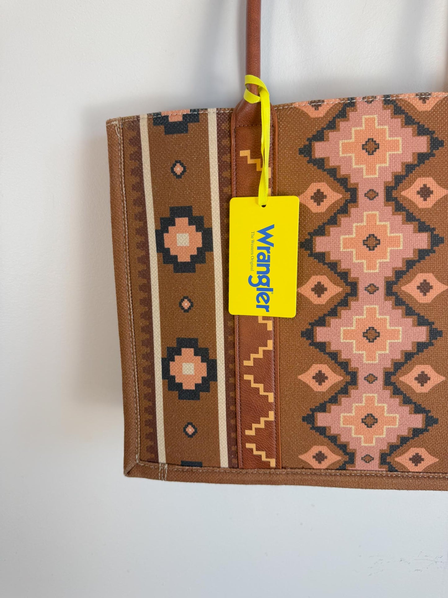 Wrangler "Southwestern Tote Bag in Aztec Print" NWT